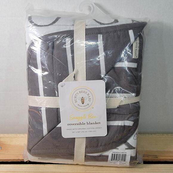 Burt's Bees Baby Reversable Blanket 30" X 40" New - Sealed - Picture 1 of 4